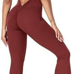 Yeoreo Women Workout Flare Jumpsuits Sexy Backless Gym Bodyc