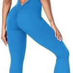 Yeoreo Women Workout Flare Jumpsuits Sexy Backless Gym Bodyc