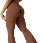 Yeoreo Women Workout Flare Jumpsuits Sexy Backless Gym Bodyc