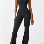 Yeoreo Women Workout Flare Jumpsuits Sexy Backless Gym Bodyc